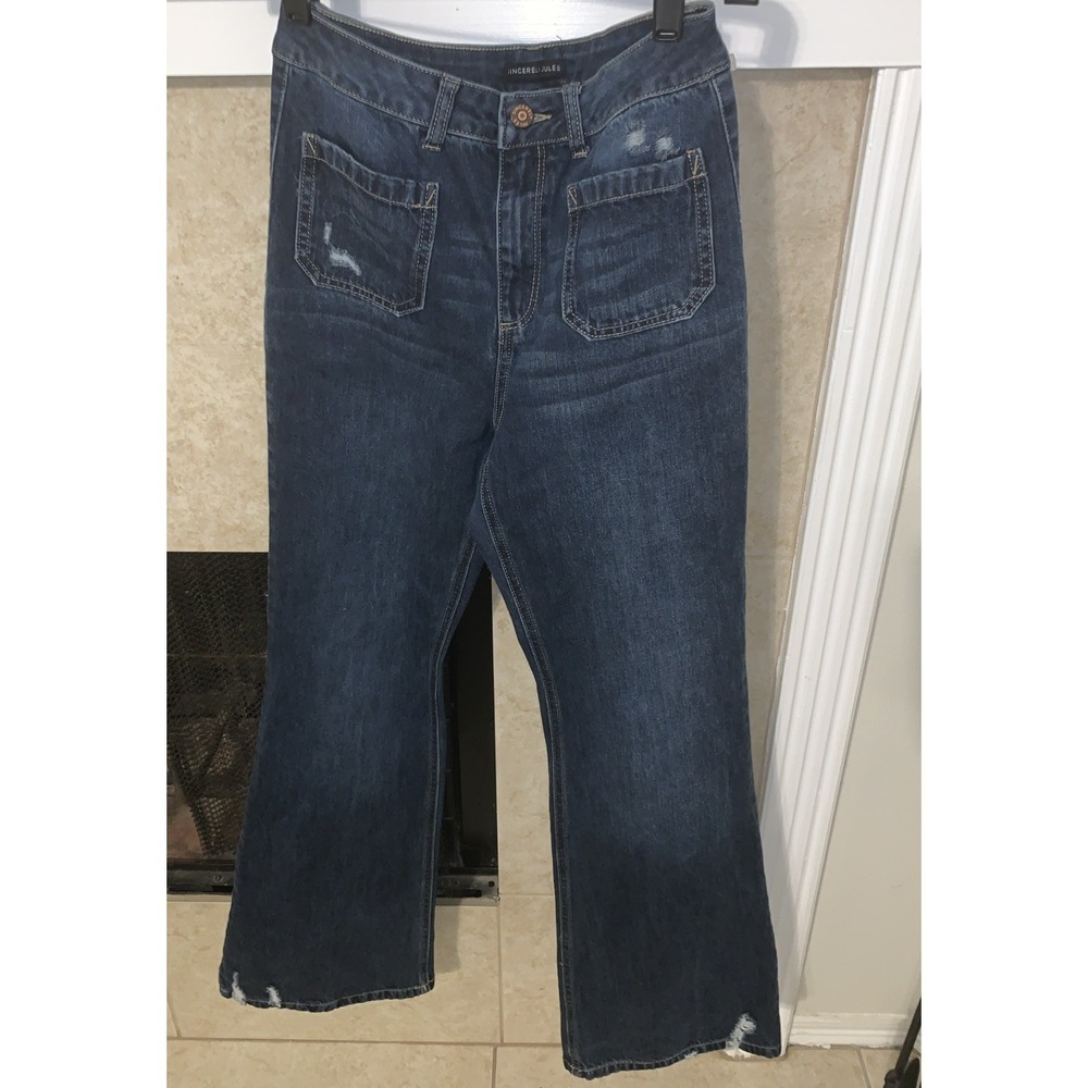 Sincerely Jules jeans size 5/27 four pockets bootcut blue